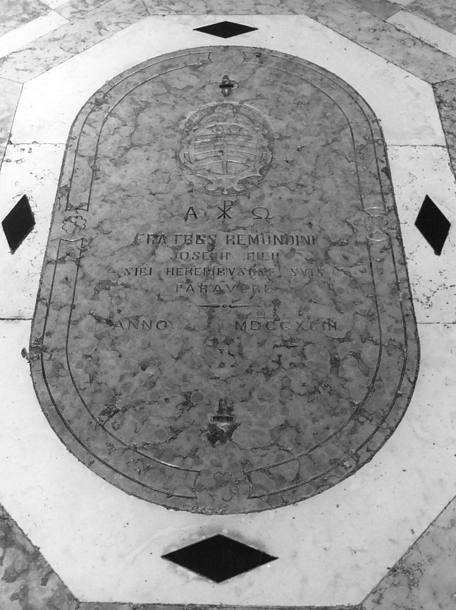 lastra tombale - ambito bassanese (sec. XVIII)