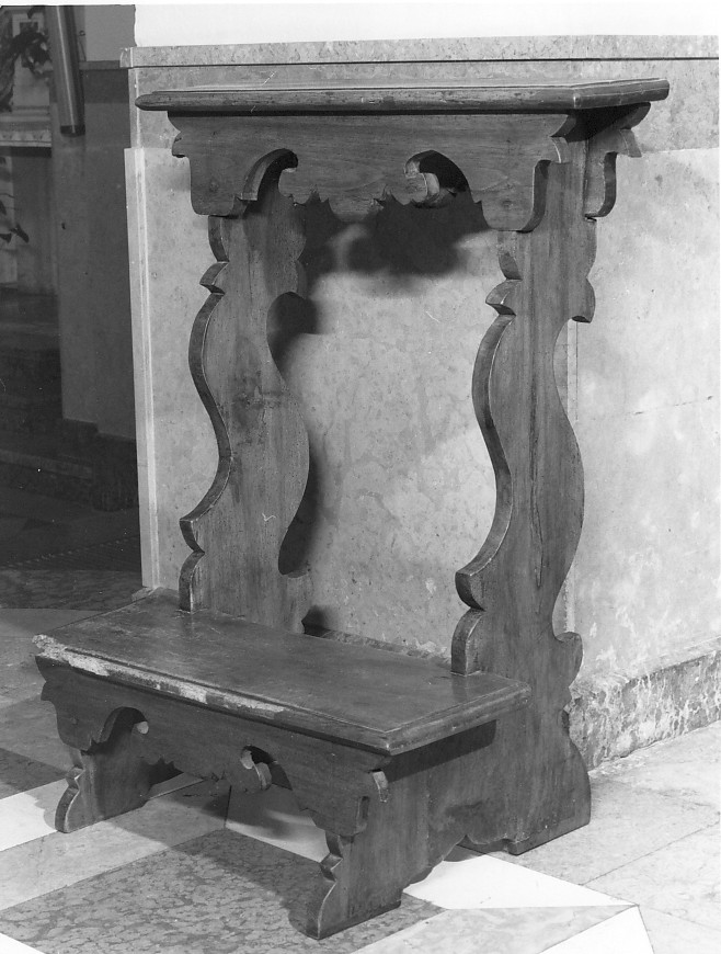 inginocchiatoio - ambito bassanese (sec. XIX)