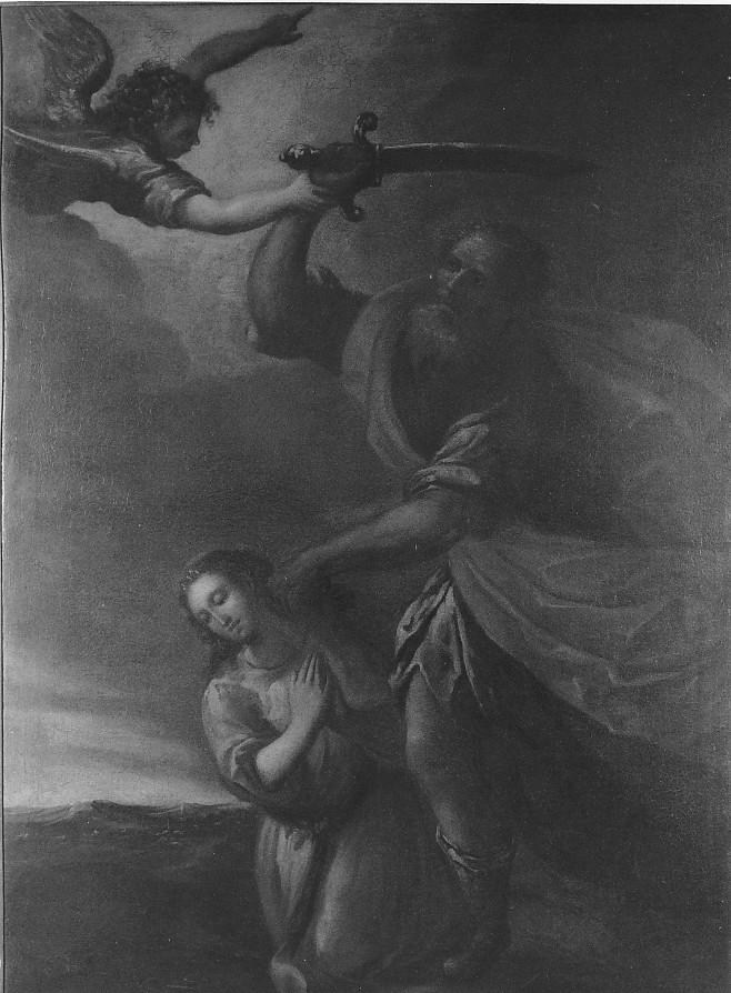sacrificio di Isacco (dipinto) di Mosca Francesco (primo quarto sec. XVIII)