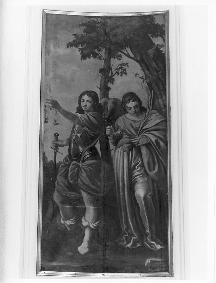 Santi (dipinto) di Bernardoni Girolamo (sec. XVII)