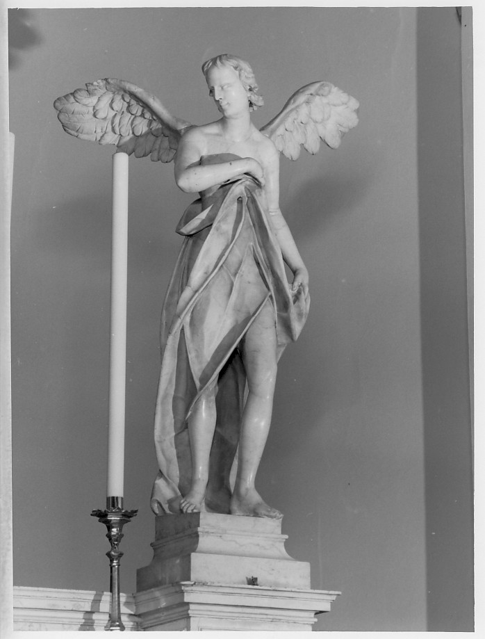 angelo (statua, elemento d'insieme) di Zanchetta da Pove (attribuito) (sec. XVIII)