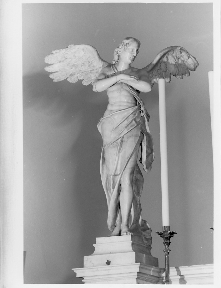 angelo (statua, elemento d'insieme) di Zanchetta da Pove (attribuito) (sec. XVIII)