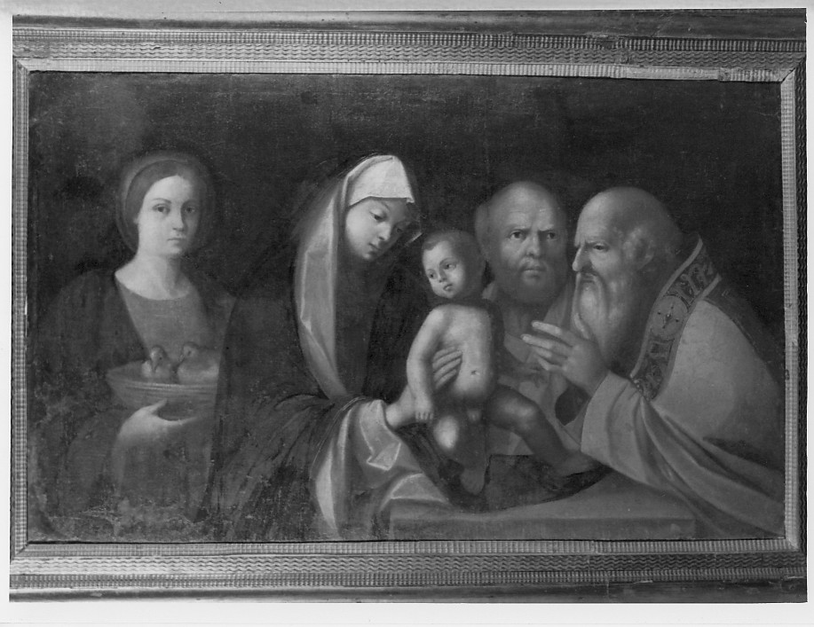 presentazione di Gesù al tempio (dipinto) - ambito veneto (inizio sec. XVI)