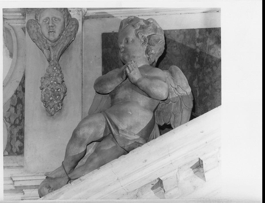 angioletto (statua, elemento d'insieme) - ambito veneto (seconda metà sec. XVIII)