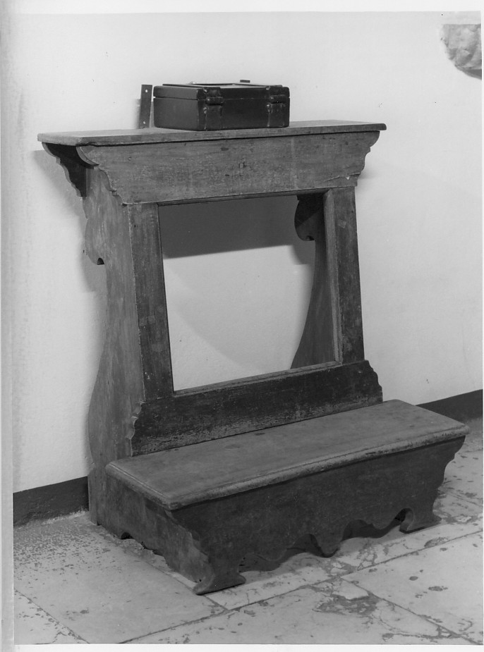 inginocchiatoio - ambito vicentino (sec. XIX)