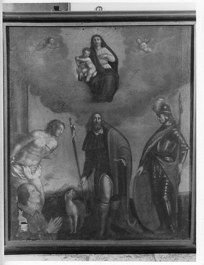 Madonna con Bambino e Santi (dipinto) - ambito veneto (secc. XVII/ XVIII)