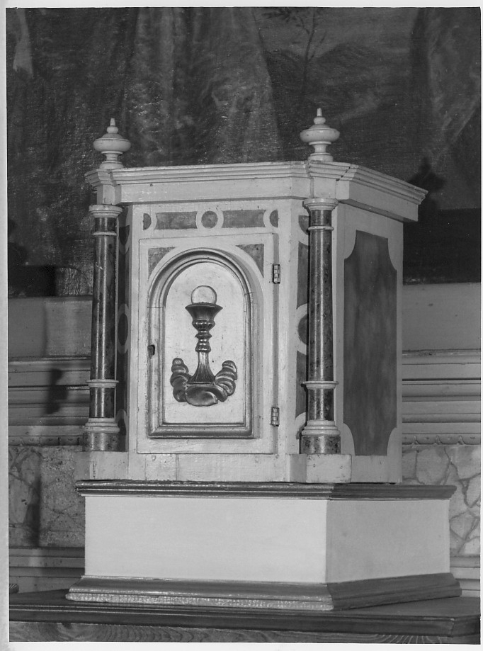 tabernacolo - a tempietto - manifattura bassanese (secc. XIX/ XX)