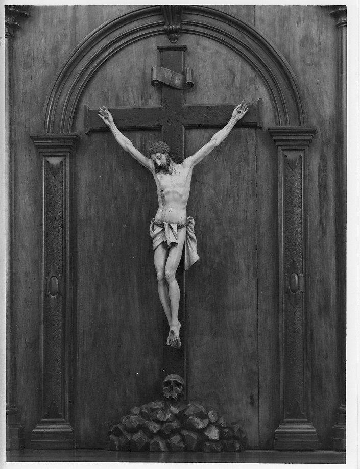 crocifisso, elemento d'insieme - ambito veneto (sec. XIX)