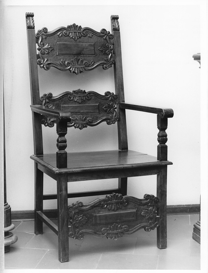 poltroncina - ambito veneto, ambito lombardo (sec. XVIII)