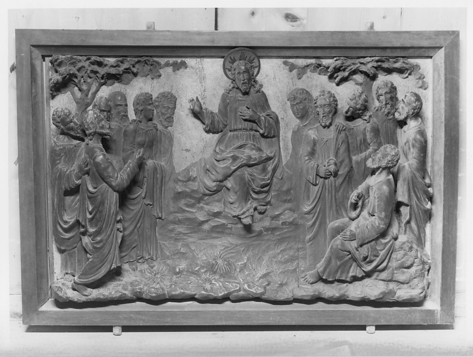 beatitudini (formella) di Minghetti Giovanni Battista (sec. XIX)