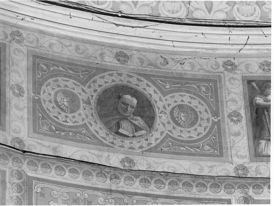 ritratto di ecclesiastico (dipinto, elemento d'insieme) di Cavedon Domenico (sec. XIX)