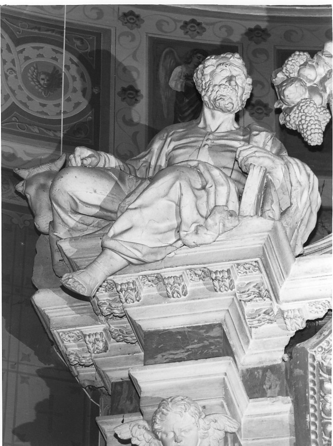 San Luca (scultura, frammento) - ambito Italia settentrionale (secc. XVII/ XVIII)