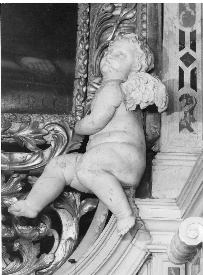 angioletto (scultura, elemento d'insieme) - ambito Italia settentrionale (secc. XVII/ XVIII)