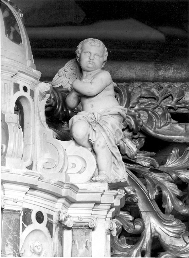 angioletto (scultura, elemento d'insieme) - ambito Italia settentrionale (secc. XVII/ XVIII)