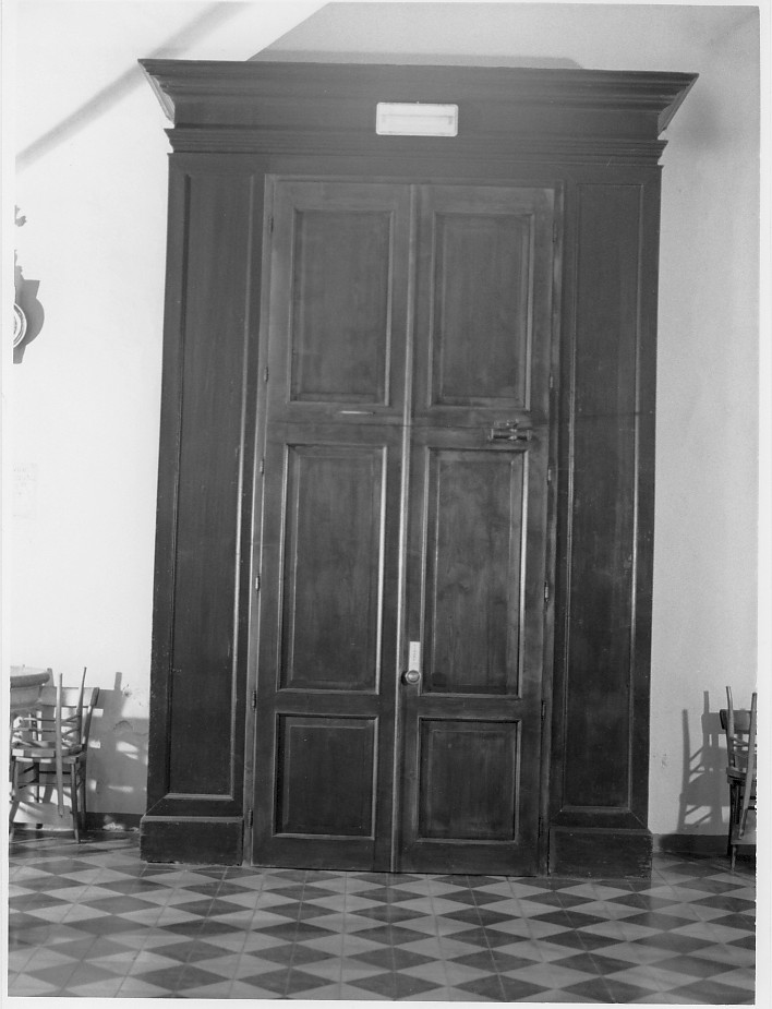 bussola d'ingresso - ambito veneto (seconda metà sec. XIX)