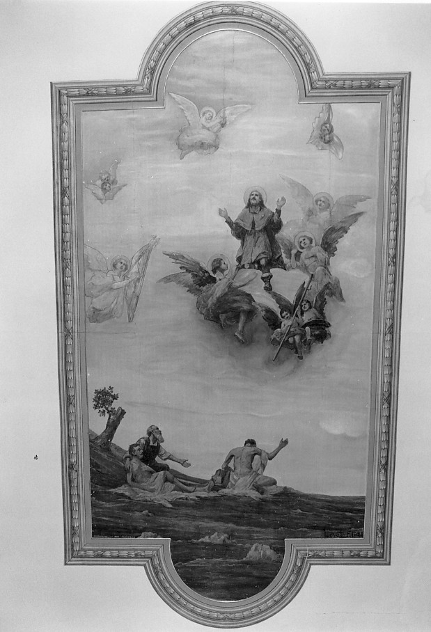 gloria di San Rocco (dipinto) di Lovato F (sec. XX)