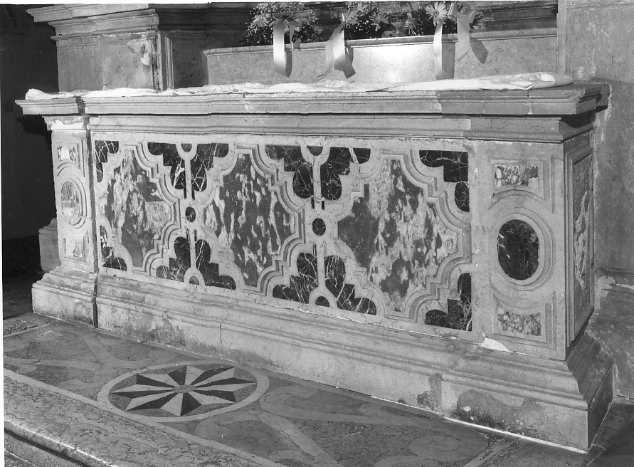 paliotto, elemento d'insieme - ambito veneto (metà sec. XVIII)