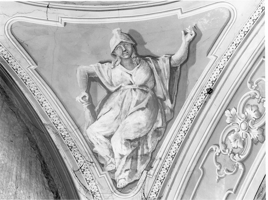 allegoria della Giustizia (dipinto, elemento d'insieme) di Canal Giambattista (sec. XIX)