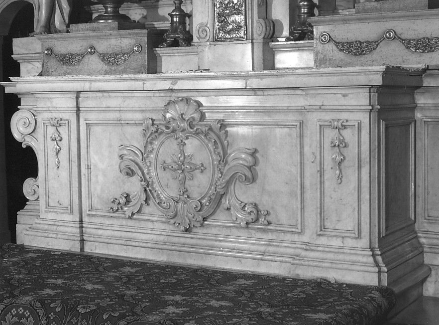 mensa d'altare, elemento d'insieme - ambito veneto (sec. XVIII)