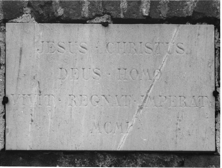 lapide commemorativa - ambito veneto (sec. XX)