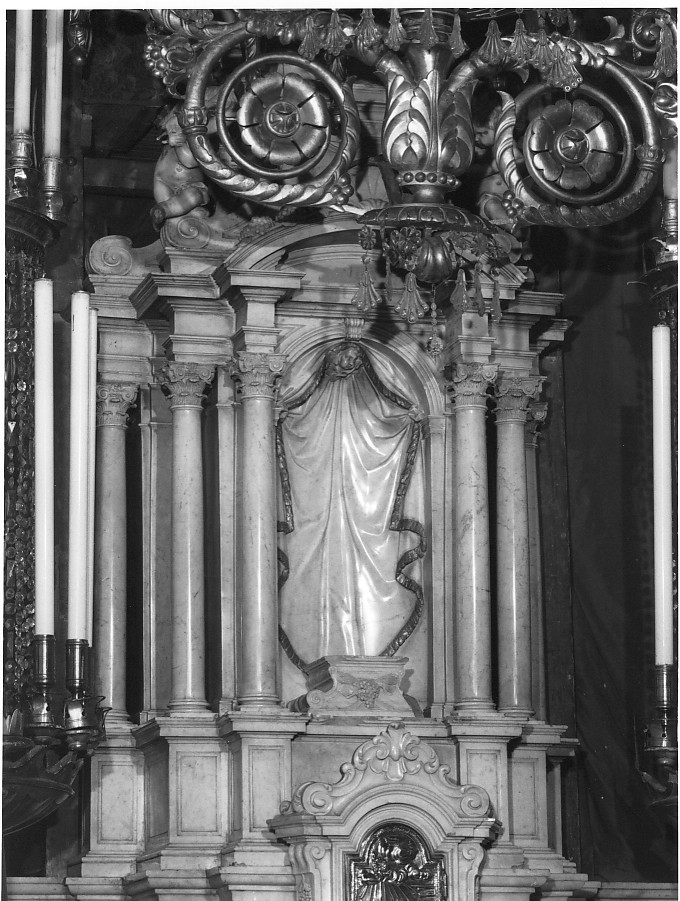 tabernacolo - a tempietto, elemento d'insieme - ambito veneto (sec. XVIII)