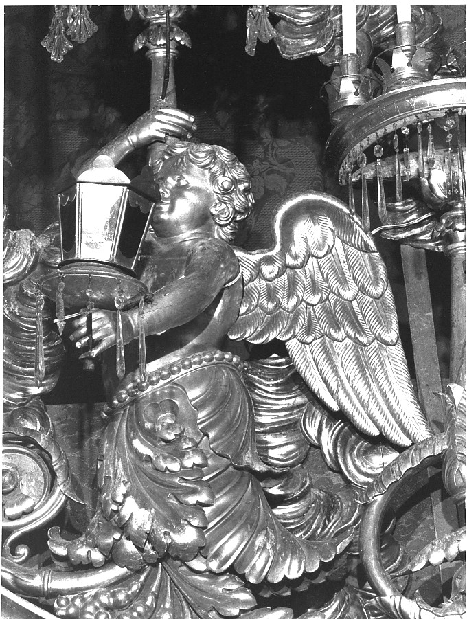 candelabro, elemento d'insieme - ambito veneto (sec. XIX)