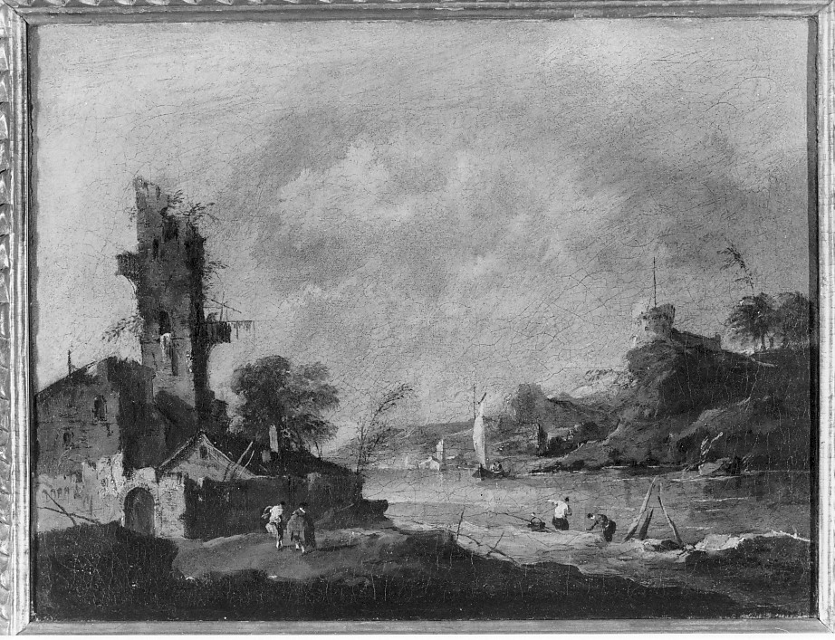paesaggio (dipinto) di Guardi Giacomo (sec. XVIII)