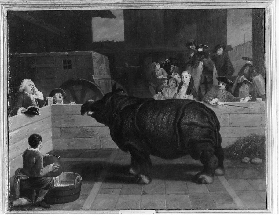 animali (dipinto) di Longhi Pietro (cerchia) (sec. XVIII)
