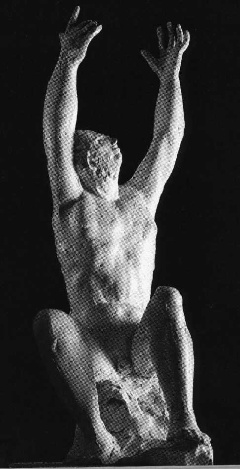 figura maschile (scultura) di Martini Arturo (attribuito) (prima metà sec. XX)