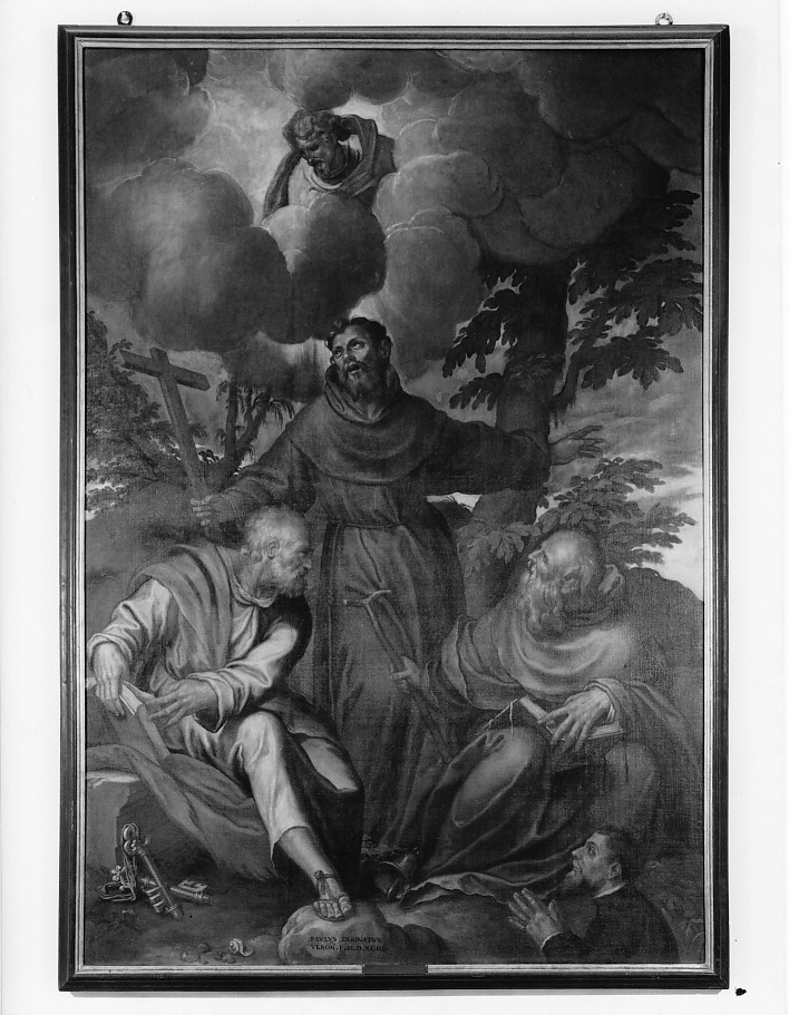 Santi (dipinto) di Farinati Paolo (bottega) (sec. XVI)