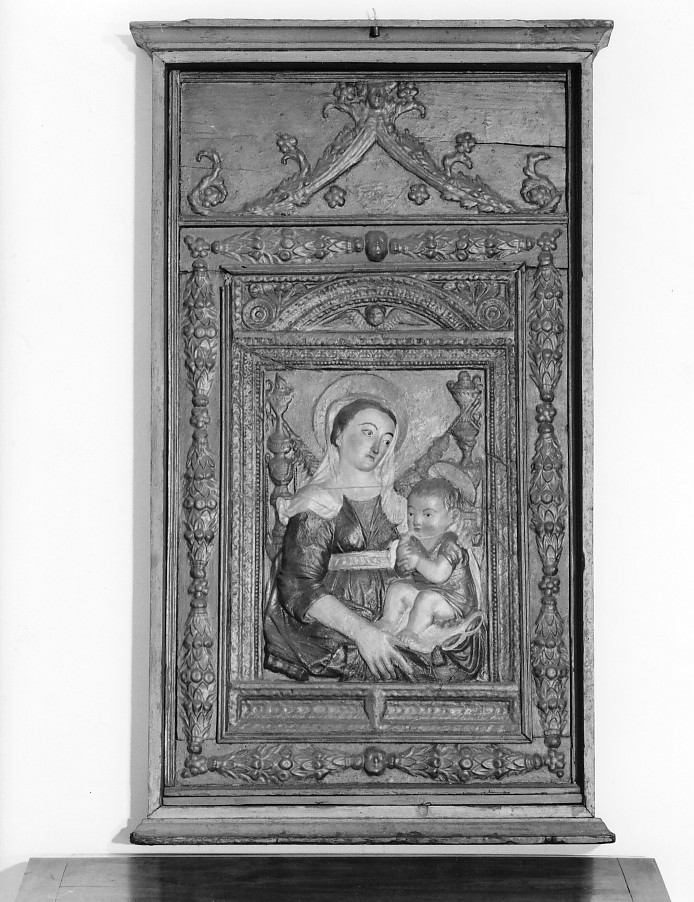 Madonna con Bambino (edicola) - ambito veneto (sec. XVII)