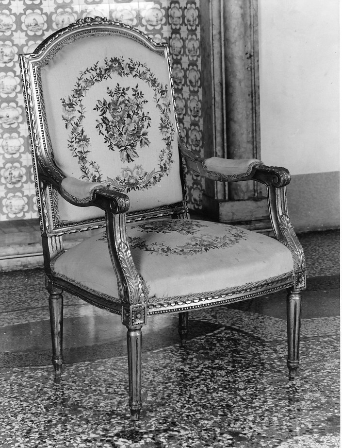 poltrona, serie - ambito veneto (fine sec. XVIII)