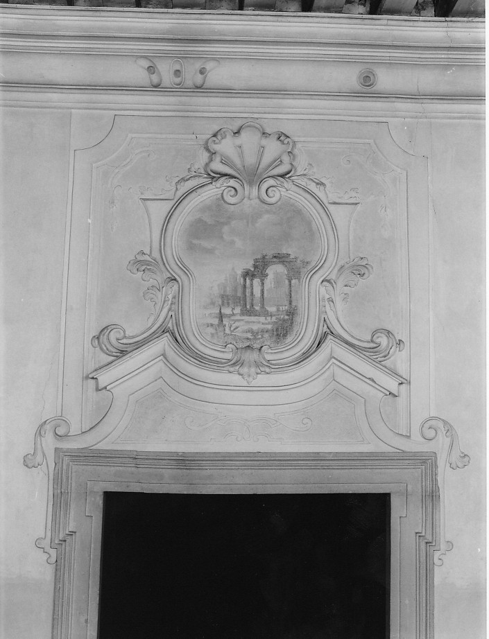 paesaggio con rovine (dipinto) - ambito veneto (seconda metà sec. XVIII)