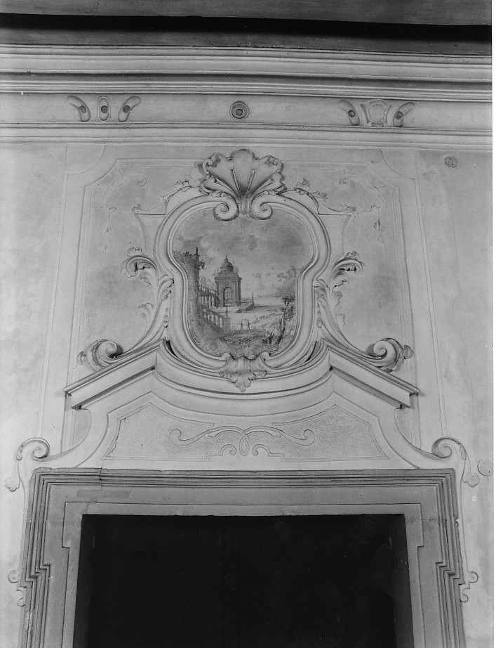 paesaggio con rovine (dipinto) - ambito veneto (seconda metà sec. XVIII)