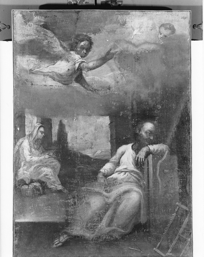 sogno di San Giuseppe (dipinto) - ambito veneto (fine sec. XVIII)