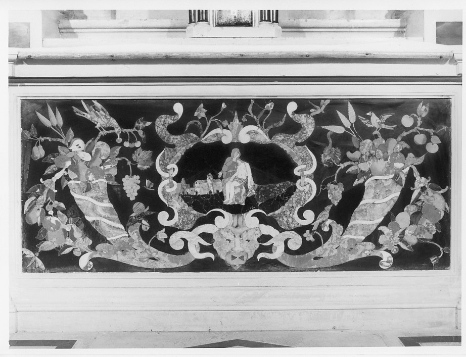 Pietà (paliotto, elemento d'insieme) - ambito veneto (sec. XVII)