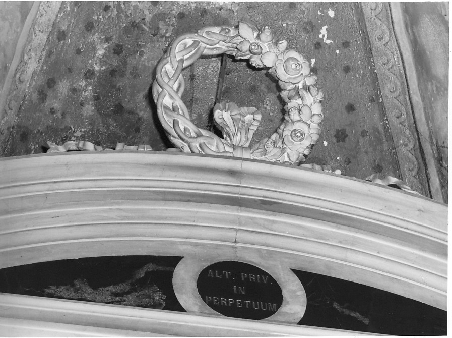 ghirlanda (decorazione plastica, elemento d'insieme) - ambito veneto (sec. XIX)