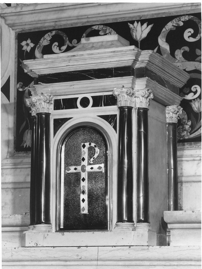 tabernacolo, elemento d'insieme - ambito veneto (sec. XVII)