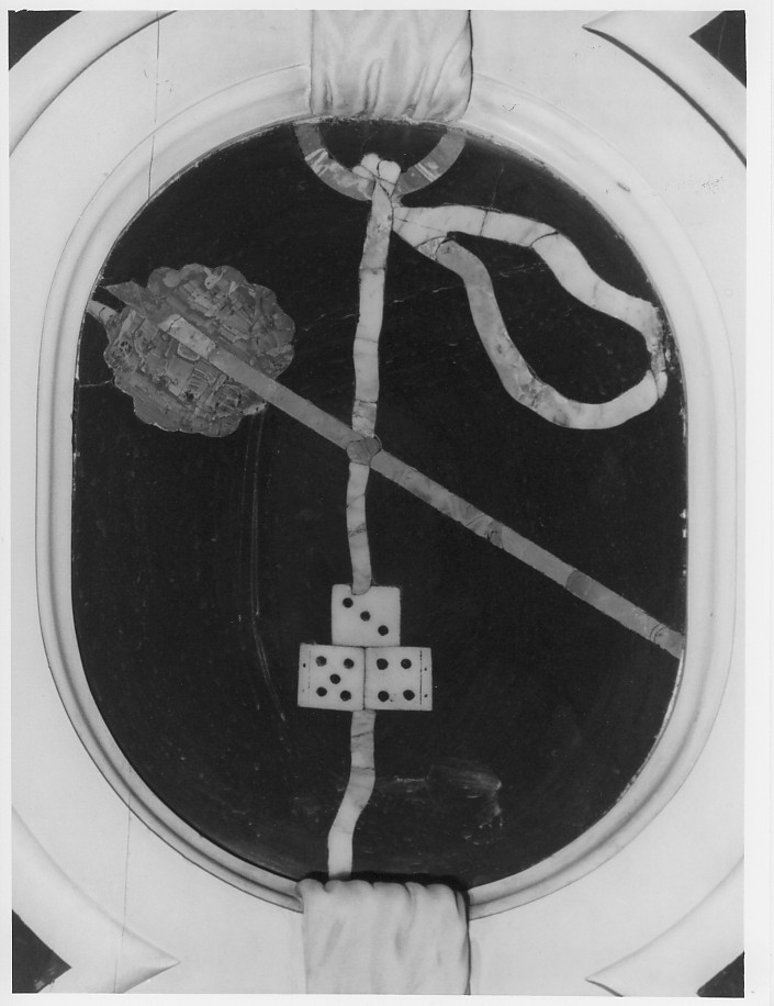 strumenti della passione (decorazione, elemento d'insieme) - ambito veneto (sec. XVII)