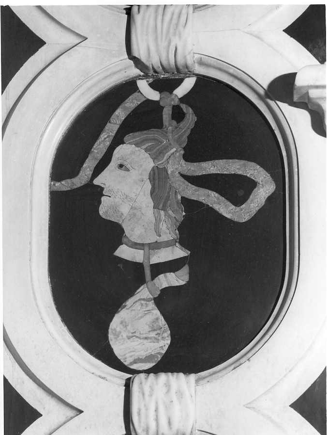 strumenti della passione (decorazione, elemento d'insieme) - ambito veneto (sec. XVII)