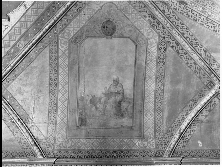 San Luca (dipinto) di Pasquotti Tommaso Giuseppe Eugenio (sec. XIX)