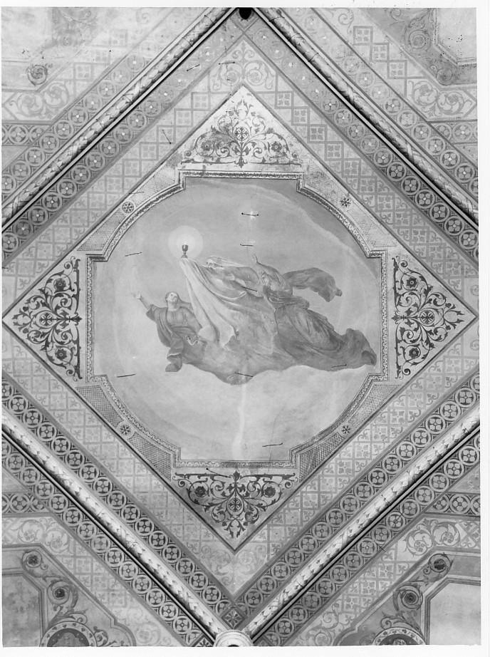 tre Virtù Teologali (dipinto) di Pasquotti Tommaso Giuseppe Eugenio (sec. XIX)