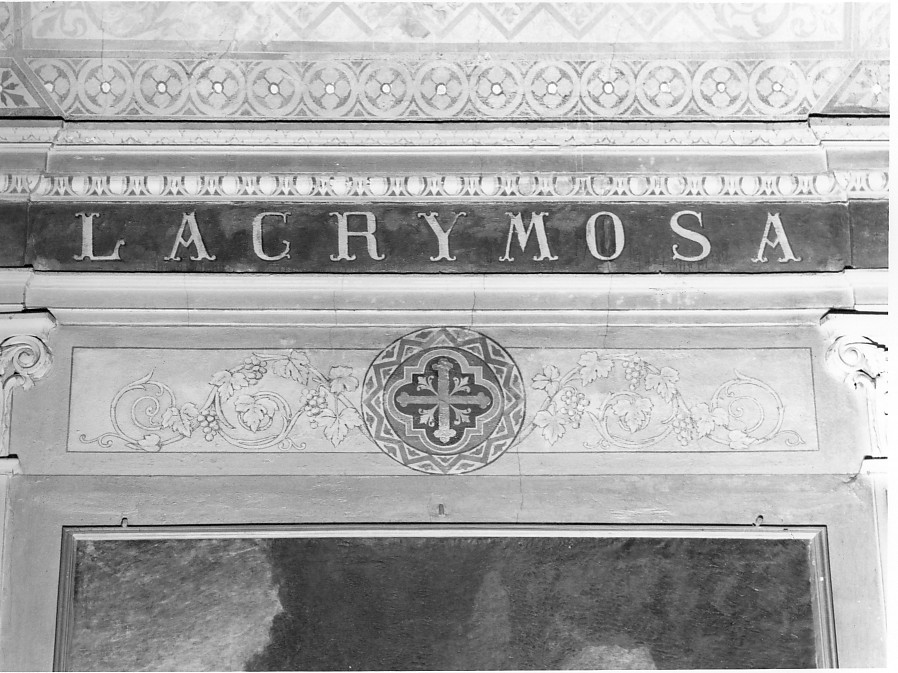 motivi decorativi a girali (dipinto) di Cavedon Domenico (sec. XIX)