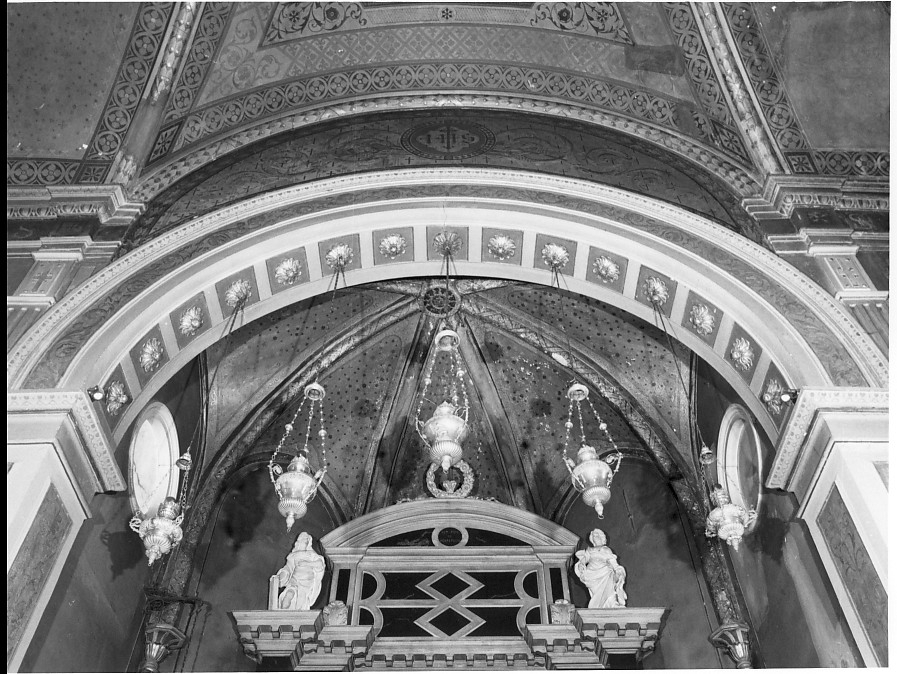 motivo decorativo a rosette (decorazione plastica) di Puppin Felice (sec. XIX)