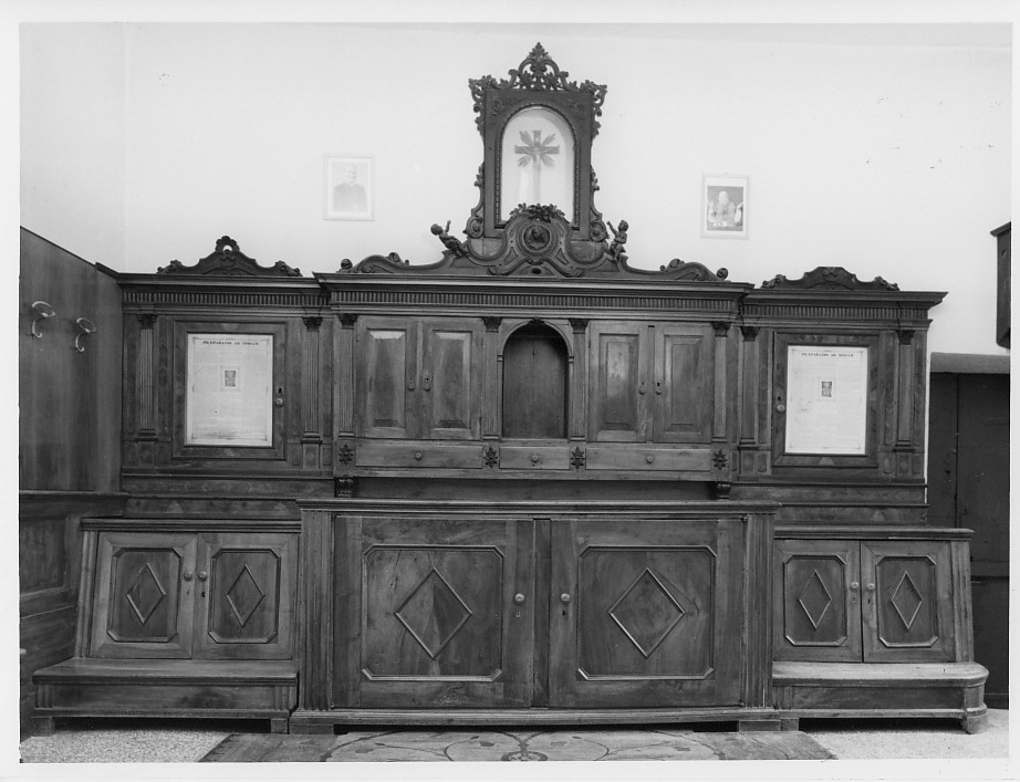 mobile da sacrestia - ambito veneto (seconda metà sec. XIX)