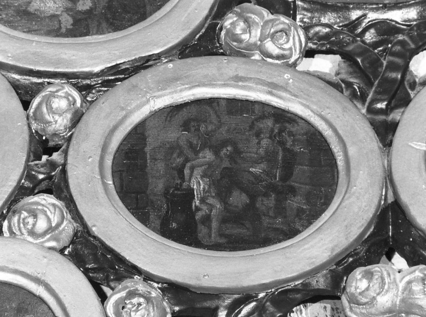 flagellazione di Cristo (dipinto, elemento d'insieme) di Anselmi Giorgio (attribuito) (prima metà sec. XVIII)