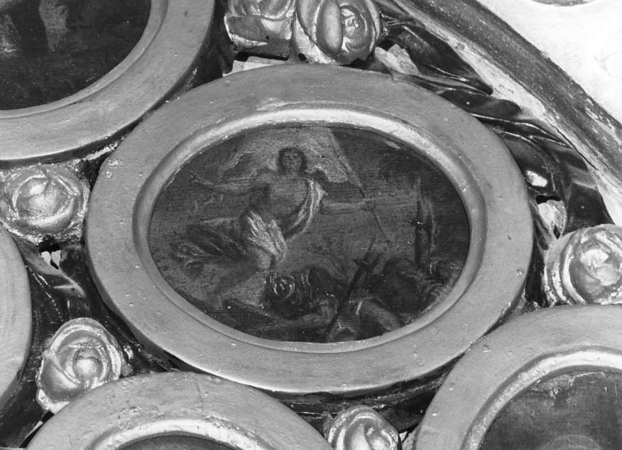 resurrezione di Cristo (dipinto, elemento d'insieme) di Anselmi Giorgio (attribuito) (prima metà sec. XVIII)