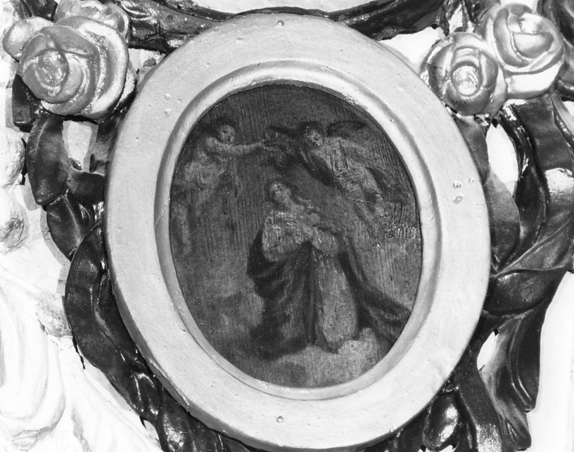 incoronazione di Maria Vergine (dipinto, elemento d'insieme) di Anselmi Giorgio (attribuito) (prima metà sec. XVIII)