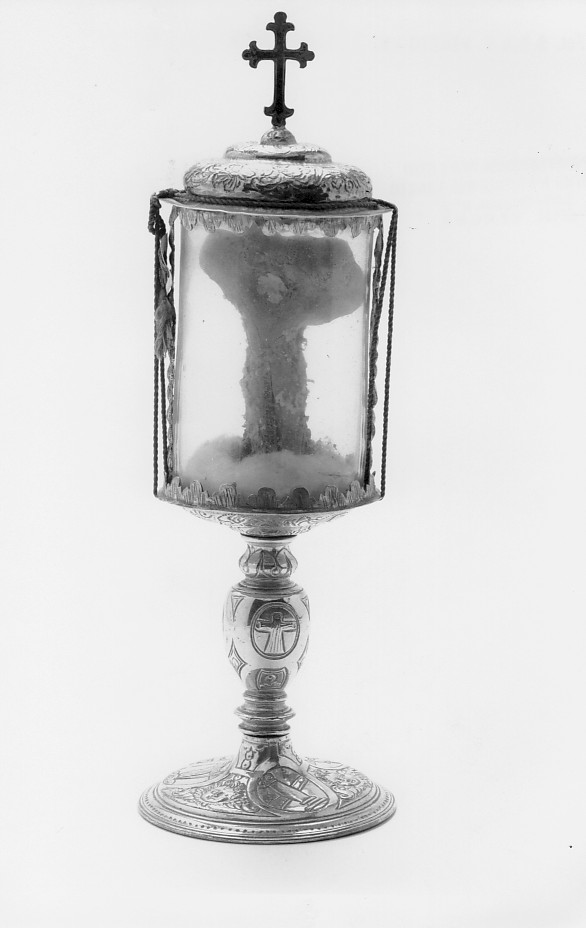 reliquiario - a ostensorio - ambito veneto (sec. XVIII)
