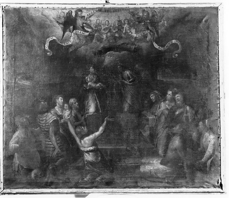 presentazione di Gesù al tempio (dipinto) - ambito veneto (sec. XVII)